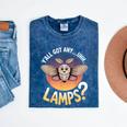 Y'All Got AnyUhhLamps Introvert Humor Casual Mineral Wash Tshirts Mineral Navy