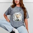 Back Off – Sheep Baa Crow Caw Pun For Introverts Mineral Wash Tshirts Mineral Gray
