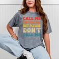 Call Me Antisocial But Please Don't Call Me Introvert Mineral Wash Tshirts Mineral Gray