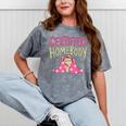 Certified Homebody Trendy Frog Introvert Mineral Wash Tshirts Mineral Gray