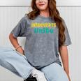 Introverts Unite I Introvert Mineral Wash Tshirts Mineral Gray Introverts Unite I Introvert Mineral Wash Tshirts Mineral Gray