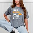 I Like Pasta And Maybe 3 People Introvert Foodie Premium Mineral Wash Tshirts Mineral Gray