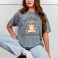 Sorry I Can't Indoor Cat Top For Introvert With Coffee Book Mineral Wash Tshirts Mineral Gray Sorry I Can't Indoor Cat Top For Introvert With Coffee Book Mineral Wash Tshirts Mineral Gray
