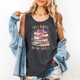 100 Days In The Books Cute Book 100 Days Of School Teachers Comfort Colors Tank Top Pepper