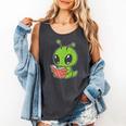 Alien Reading Book Believe In Yourself Kids Women Men Comfort Colors Tank Top Pepper Alien Reading Book Believe In Yourself Kids Women Men Comfort Colors Tank Top Pepper