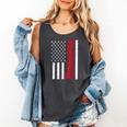 America Flag Read Book Reading Librarian Men Women Kids Comfort Colors Tank Top Pepper