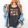 Apple Coquette Bow Books First Day Of School Back To School Comfort Colors Tank Top Pepper