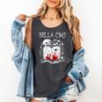 Bella Ciao Goodbye Beautiful Skull Book Of Dark Magic Occult Comfort Colors Tank Top Pepper