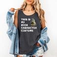 This Is My Book Character Costume Reading For Him & Her Cool Comfort Colors Tank Top Pepper