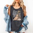 Book And Dog Lover Bookworm Reader Book Lover Comfort Colors Tank Top Pepper