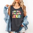 In My Book Keeper Era Librarian School Comfort Colors Tank Top Pepper