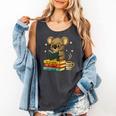 Book Lover Koala Reading Bookish Library Read Books Be Kind Comfort Colors Tank Top Pepper