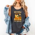 Book Lover Moth Mothman Book Club Reading Into Shadows Comfort Colors Tank Top Pepper