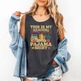 Book And Pajama This Is My Reading Pajama Bedtime Reading Comfort Colors Tank Top Pepper