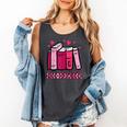 All Booked Read Book Reading Librarian Men Women Kids Comfort Colors Tank Top Pepper