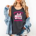 All Booked For Valentines Book Reading Coquette Bow Comfort Colors Tank Top Pepper