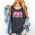 All Booked For Valentines Couple Bookworms Valentine’s Day Comfort Colors Tank Top Pepper