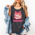 All Booked For Valentines Day Book Lovers Teacher Kids Comfort Colors Tank Top Pepper