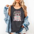 All Booked For Valentines Stacked Books Comfort Colors Tank Top Pepper