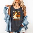 Books And BER Months Fall Librarian Reading Halloween Comfort Colors Tank Top Pepper