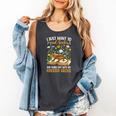 Books And Crested Gecko Owner Crestie Lover Comfort Colors Tank Top Pepper