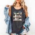 Bookshelves With Books & Plants Premium Comfort Colors Tank Top Pepper Bookshelves With Books & Plants Premium Comfort Colors Tank Top Pepper