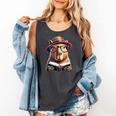 Capybara Bookworm Rodent Reading a Book Comfort Colors Tank Top Pepper