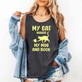 My Cat Guards My Mug And Book Humor Cats Premium Tri-Blend Comfort Colors Tank Top Pepper My Cat Guards My Mug And Book Humor Cats Premium Tri-Blend Comfort Colors Tank Top Pepper