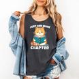 Cat Reading Books Bookworm Read One More Chapter Comfort Colors Tank Top Pepper Cat Reading Books Bookworm Read One More Chapter Comfort Colors Tank Top Pepper