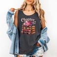 Chapter 67 Floral Book Stack Comfort Colors Tank Top Pepper