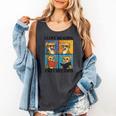 Cheetah Love Reading And Cheetahs Kids Bookworm Comfort Colors Tank Top Pepper