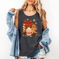 Cute Christmas Books Gingerbread Xmas Book Lover Teacher Comfort Colors Tank Top Pepper
