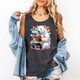 Cute Polar Bear Is Reading a Book Reading Polar Bear Comfort Colors Tank Top Pepper