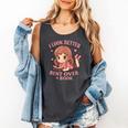 Cute Reading Outfit Book Lover Tee For Women Who Read Comfort Colors Tank Top Pepper