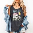 Disney Winnie The Pooh Fueled By Honey & Books Sketch Comfort Colors Tank Top Pepper