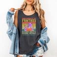 Fantasy Reader Society Reading Book Retro Bookworm Reader Comfort Colors Tank Top Pepper
