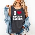 Fantasy Romantasy Book Lover I Love Heart Shadow Daddies Comfort Colors Tank Top Pepper