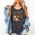 Ghost Reading Book Cat Lover Halloween Reading Enthusiast Comfort Colors Tank Top Pepper