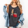 Gnome Read Reading Book Librarian Across America Women Kids Comfort Colors Tank Top Pepper