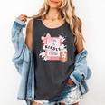 I'm A Kindle Girlie Book Lover Bookish Comfort Colors Tank Top Pepper