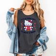It's a Good Day To Read a Book Cute Cat Book Day Girls Boys Comfort Colors Tank Top Pepper