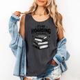 It's Not Hoarding If It's Books Book Lover Readers Comfort Colors Tank Top Pepper