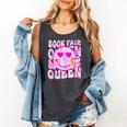 Library Book Fair Queen Vibe Groovy Tie Dye School Reading Comfort Colors Tank Top Pepper Library Book Fair Queen Vibe Groovy Tie Dye School Reading Comfort Colors Tank Top Pepper