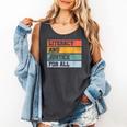 Literacy And Justice For All Stop Book Banning Banned Books Comfort Colors Tank Top Pepper
