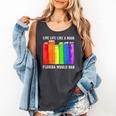 Live Life Like A Book Florida Would Ban LGBT Month Comfort Colors Tank Top Pepper