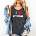 I Love Literature Heart Books Writing Reading Read Write Comfort Colors Tank Top Pepper I Love Literature Heart Books Writing Reading Read Write Comfort Colors Tank Top Pepper