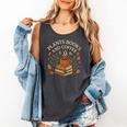 Plants Books And Coffee Nature Leaves Reading Book Lover Premium Tri-Blend Comfort Colors Tank Top Pepper