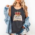 Queen Of The Classroom Appreciation Royal Crown Book Comfort Colors Tank Top Pepper