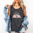 Quote New Chapter Begins Retired 2025 Floral Open Book Comfort Colors Tank Top Pepper Quote New Chapter Begins Retired 2025 Floral Open Book Comfort Colors Tank Top Pepper