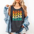 Read Read Read Read Book Lover Reading Bookworm Reader Comfort Colors Tank Top Pepper